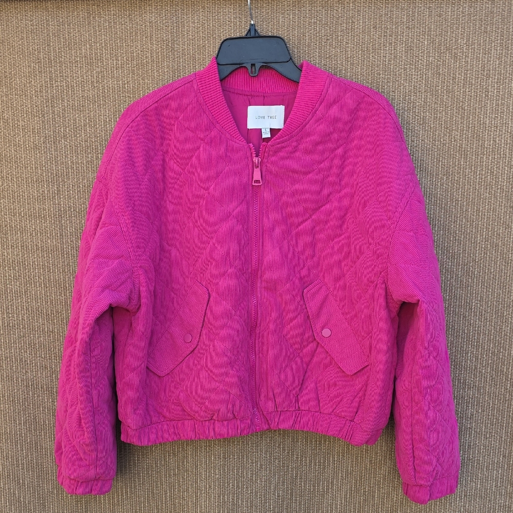 Love Tree Fuchsia Women's Puffer Jacket